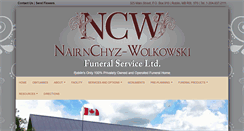 Desktop Screenshot of nairn-chyzfuneralhome.com